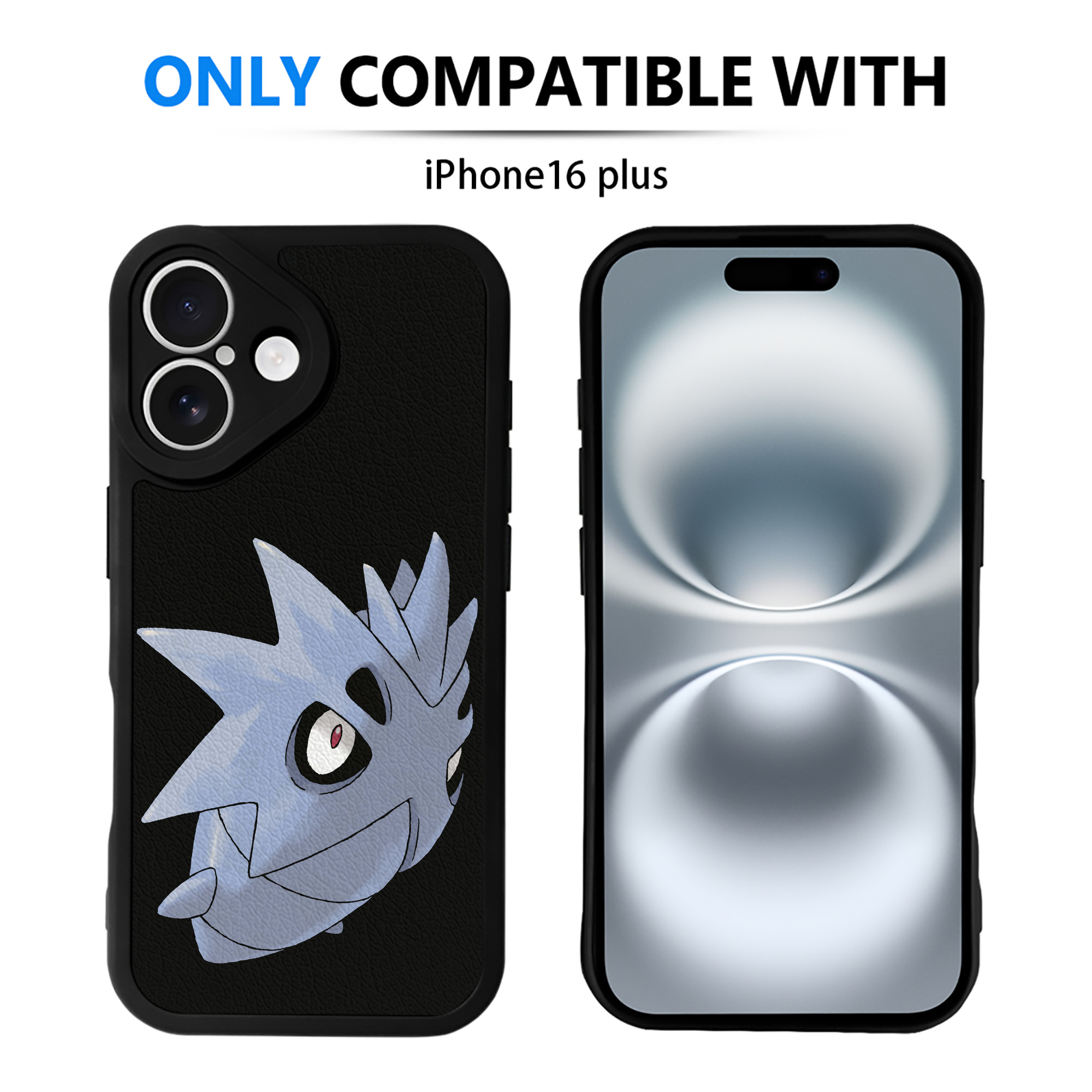 （画像用） ポケットモンスター Pokémon 【iPhone 16シリーズ対応】シリコンスマホケース（レザー調） 材質：シリコン